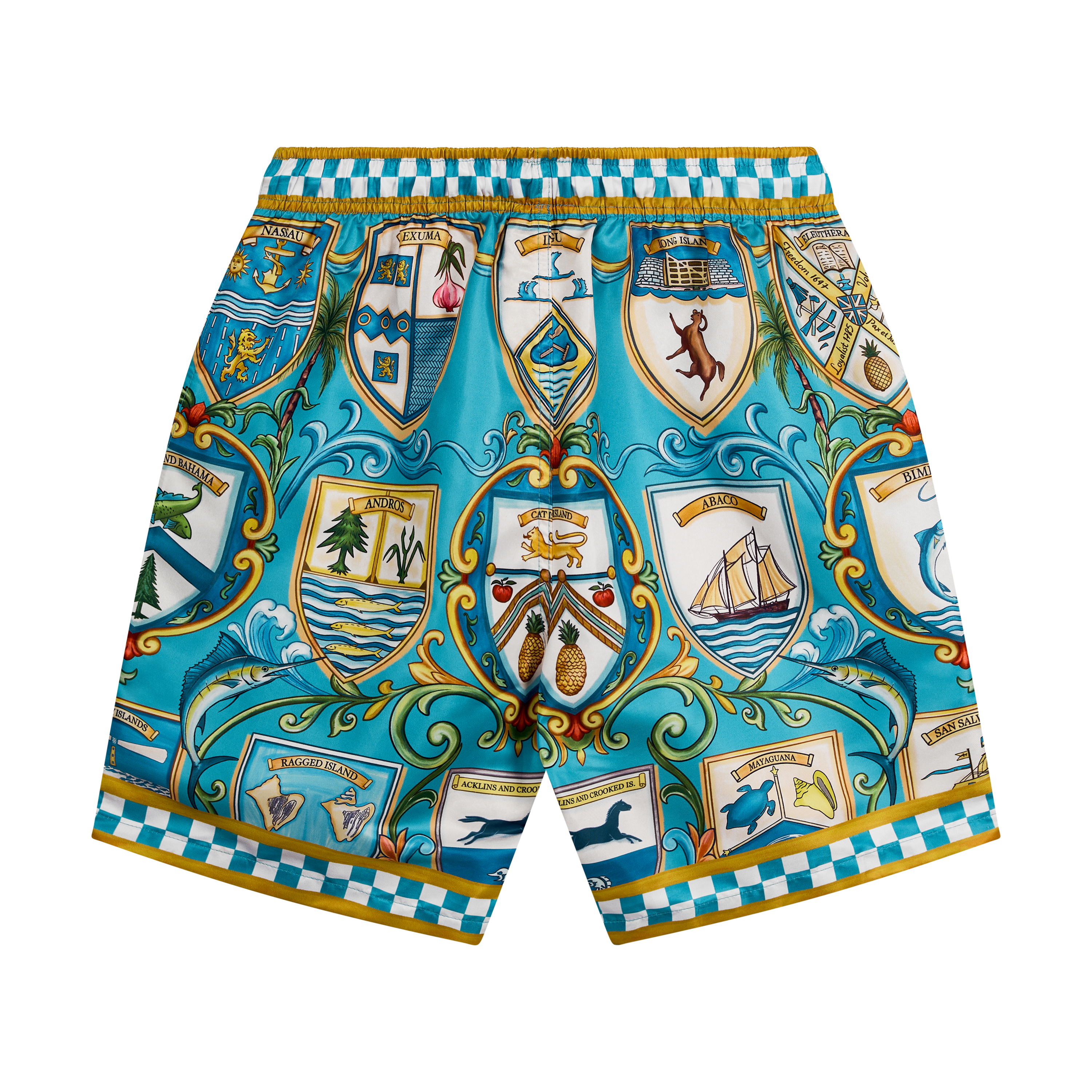 THE 53RD INDEPENDENCE SWIM SHORTS-AQUA
