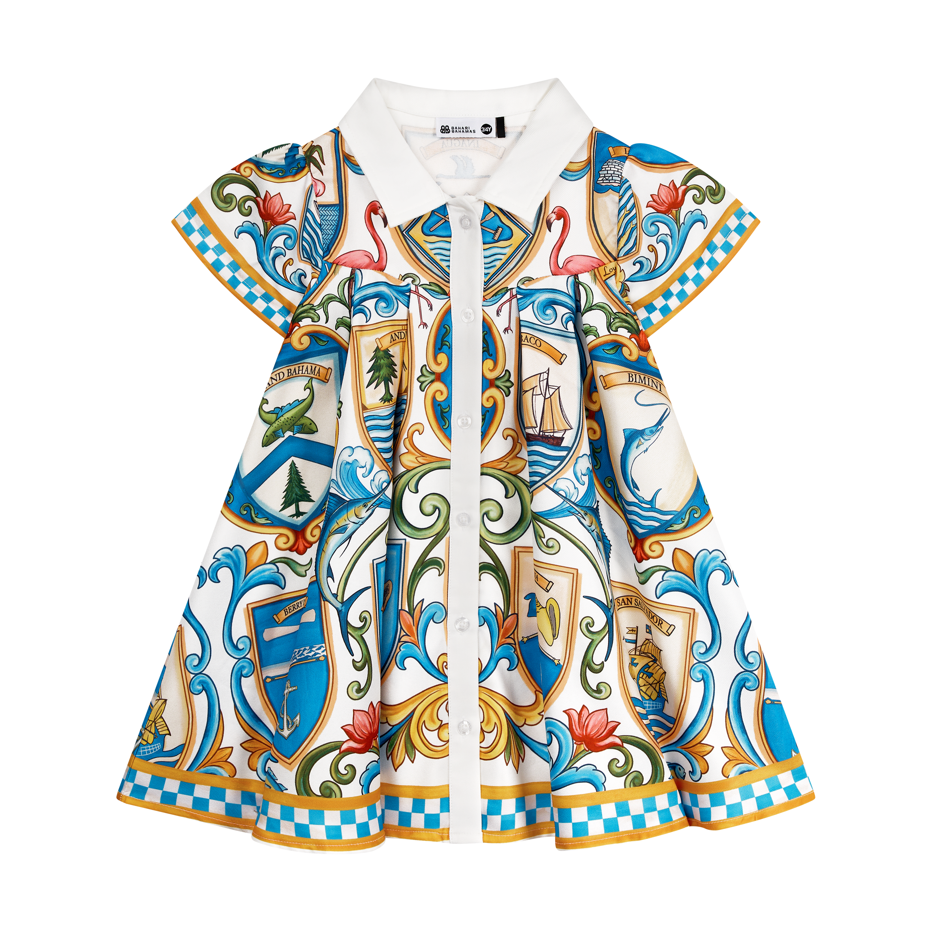 THE 53RD INDEPENDENCE BABYDOLL DRESS-WHITE
