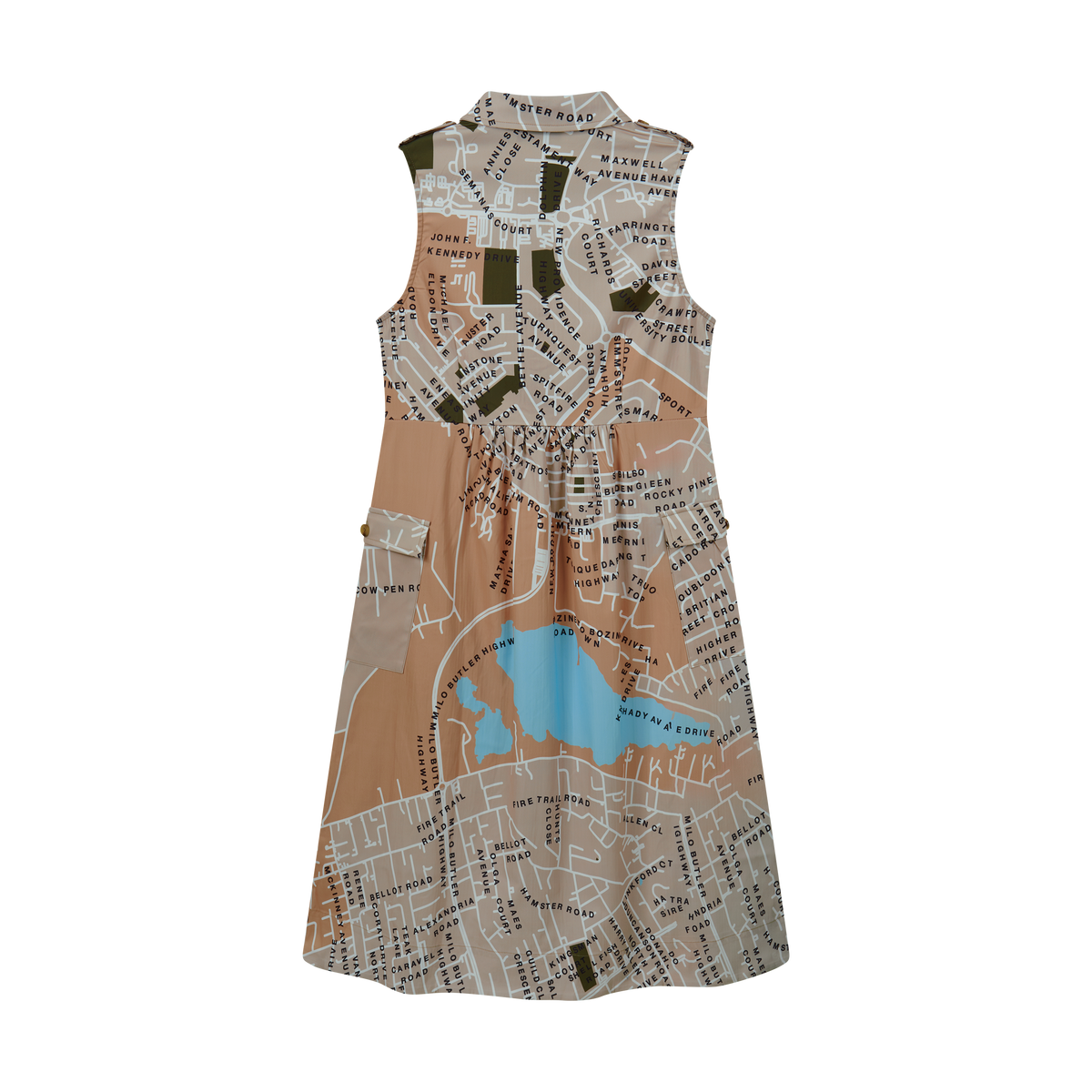 STREET SAFARI MIDI SHIRT DRESS