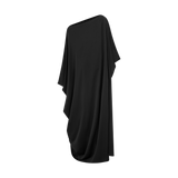 THE COMMERCIA DRAWSTRING KAFTAN-BLACK
