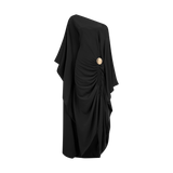 THE COMMERCIA DRAWSTRING KAFTAN-BLACK