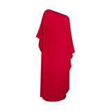 THE COMMERCIA DRAWSTRING KAFTAN-RED