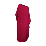 THE COMMERCIA DRAWSTRING KAFTAN-BURGUNDY