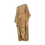 THE COMMERCIA DRAWSTRING KAFTAN-TAUPE