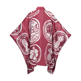 THE COMMERCIA ORGANZA COVERUP-BURGUNDY