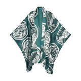 THE COMMERCIA ORGANZA COVERUP-TEAL