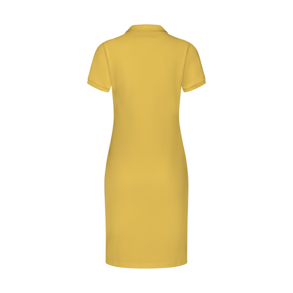 THE STAPLE POLO DRESS-YELLOW