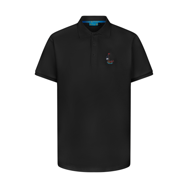 THE STAPLE POLO-BLACK