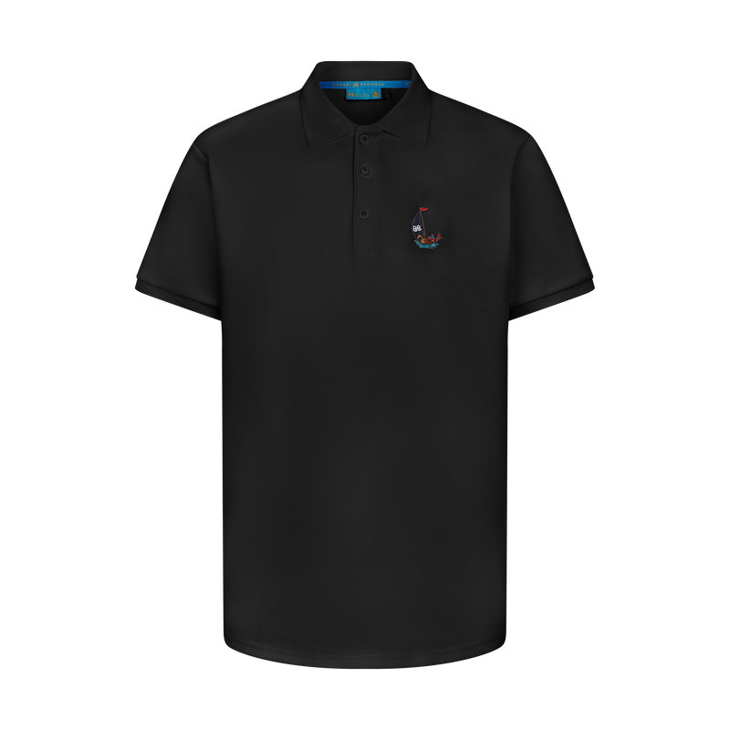 THE STAPLE POLO-BLACK
