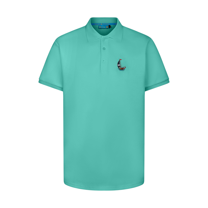 THE STAPLE POLO-SEAFOAM