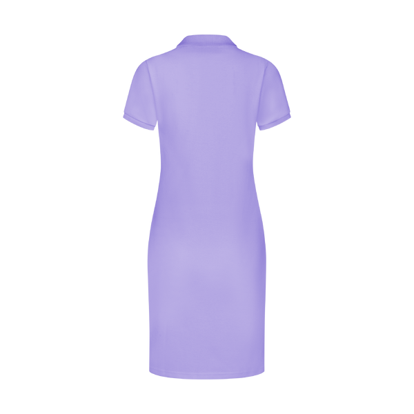 THE STAPLE POLO DRESS-LILAC