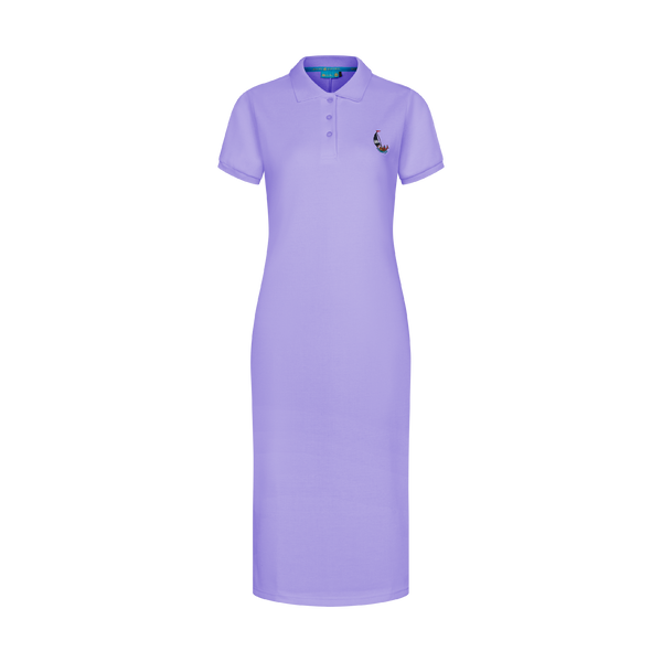 THE STAPLE MAXI POLO-LILAC