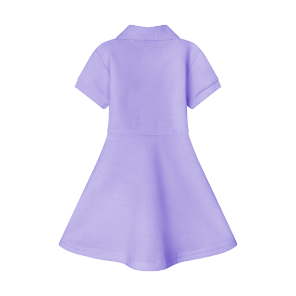 GIRLS STAPLE DRESS-LILAC