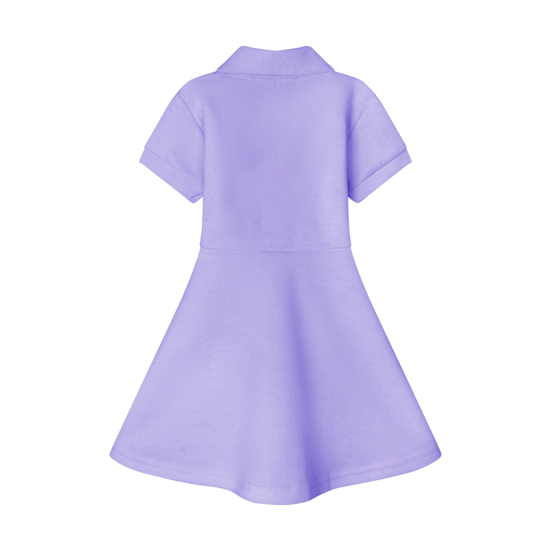 GIRLS STAPLE DRESS-LILAC