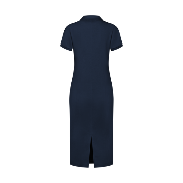 THE STAPLE MAXI POLO-INDIGO