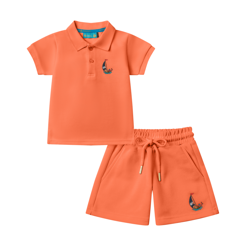 BOYS STAPLE POLO SET-SHERBERT