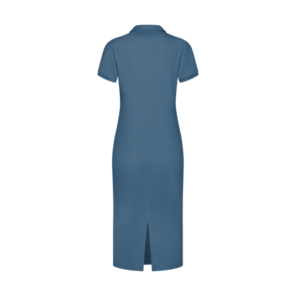 THE STAPLE MAXI POLO-SLATE