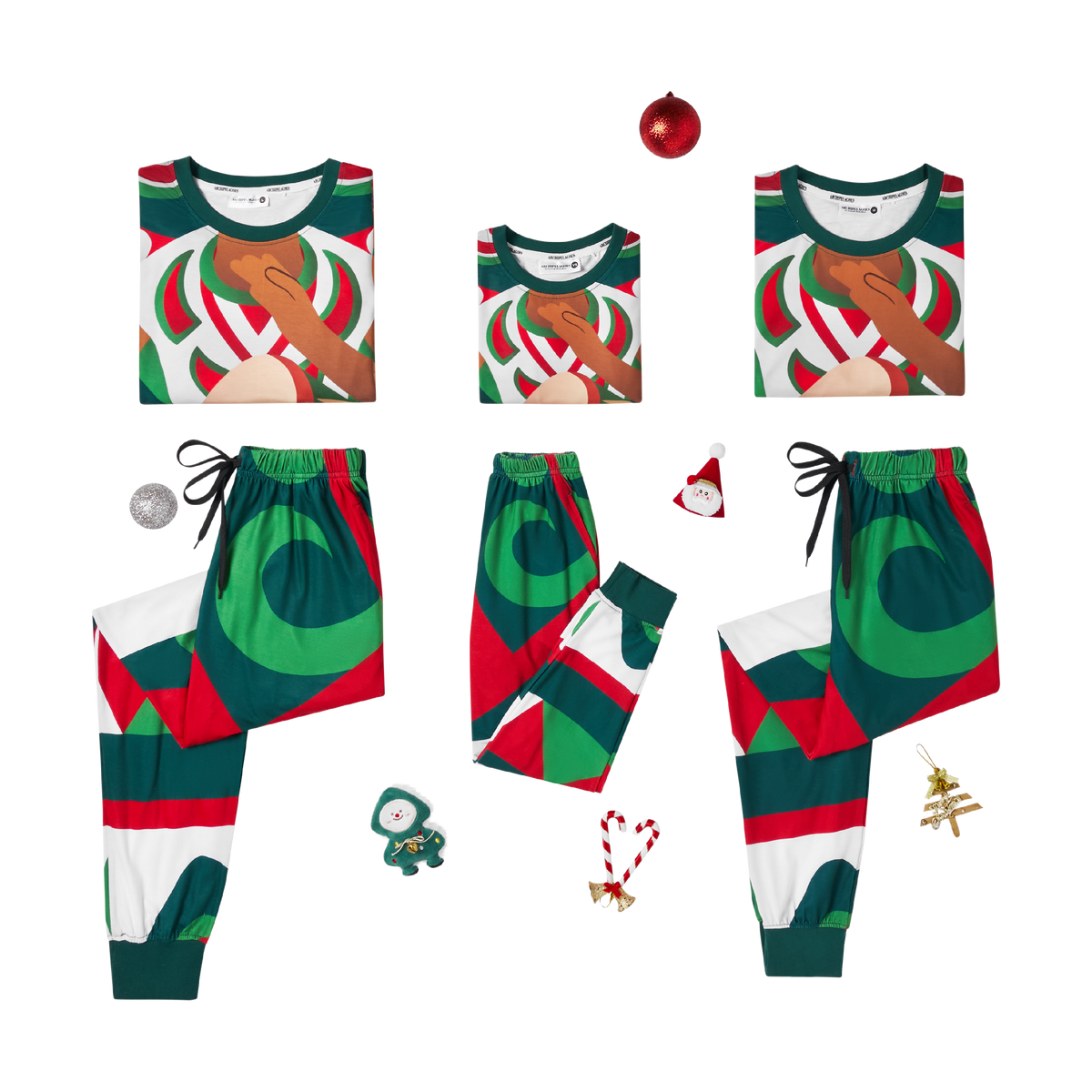 BAHARI HOLIDAY PAJAMAS- GREEN