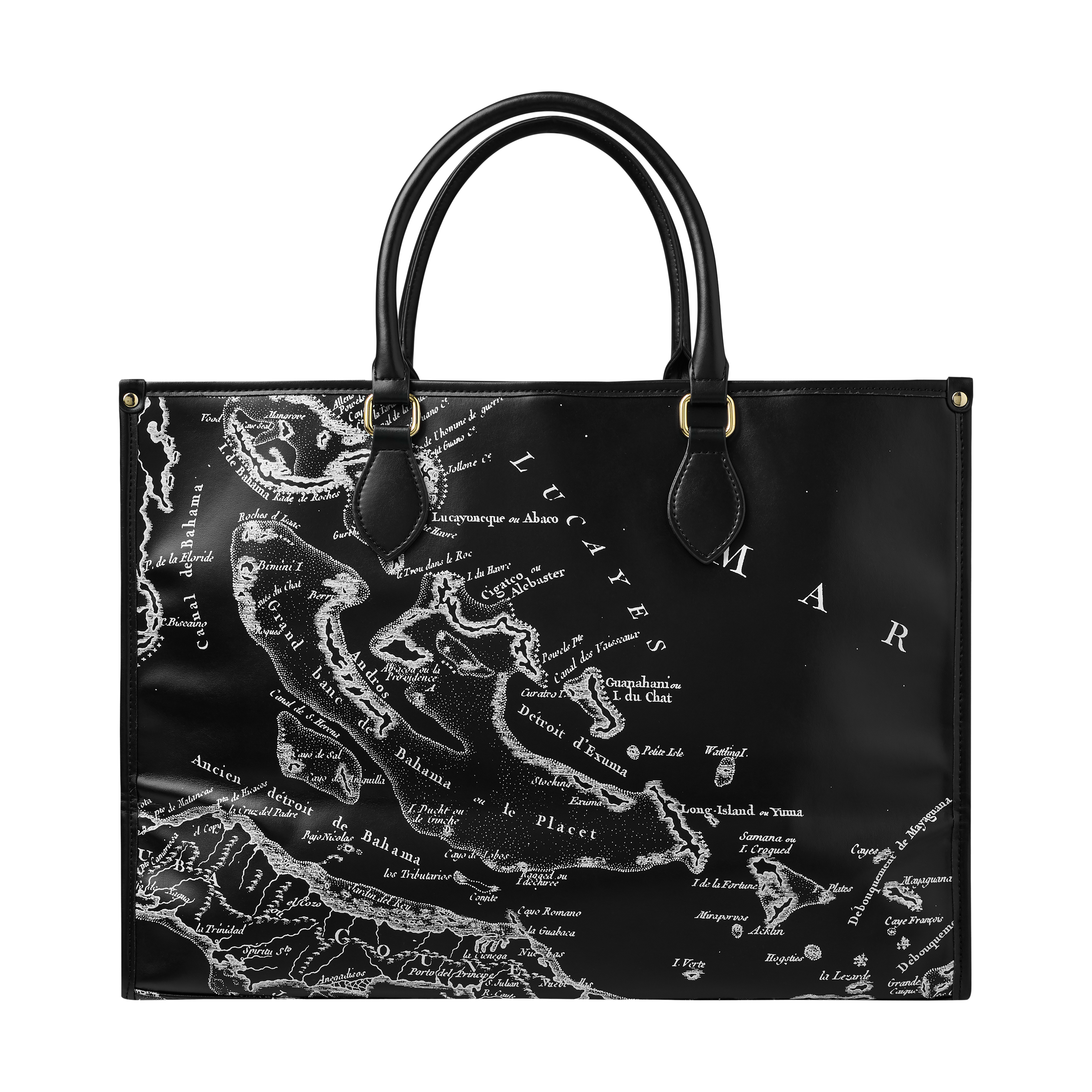THE CARTE LUCAYOS TOTE-BLACK