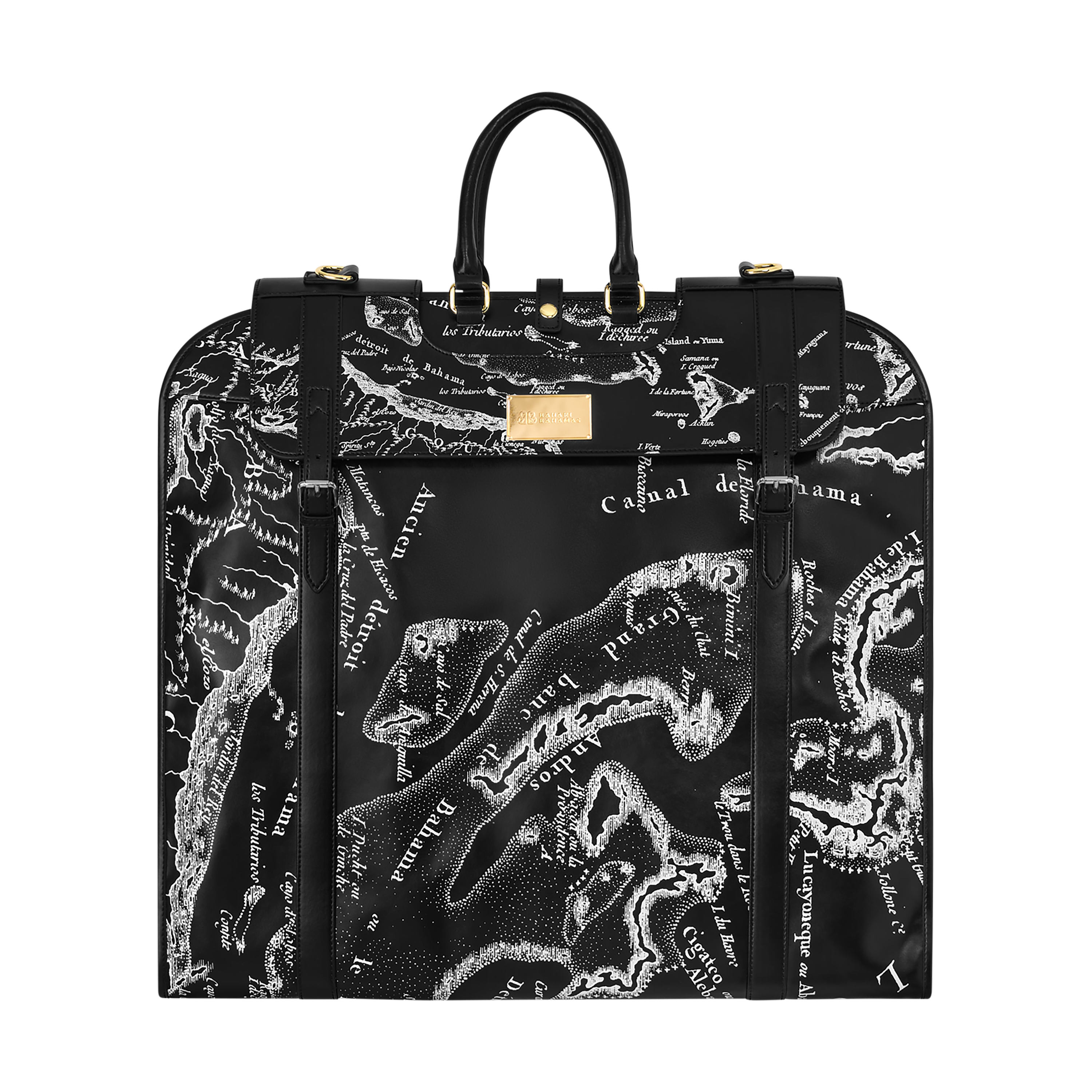 THE CARTE LUCAYOS GARMENT BAG-BLACK