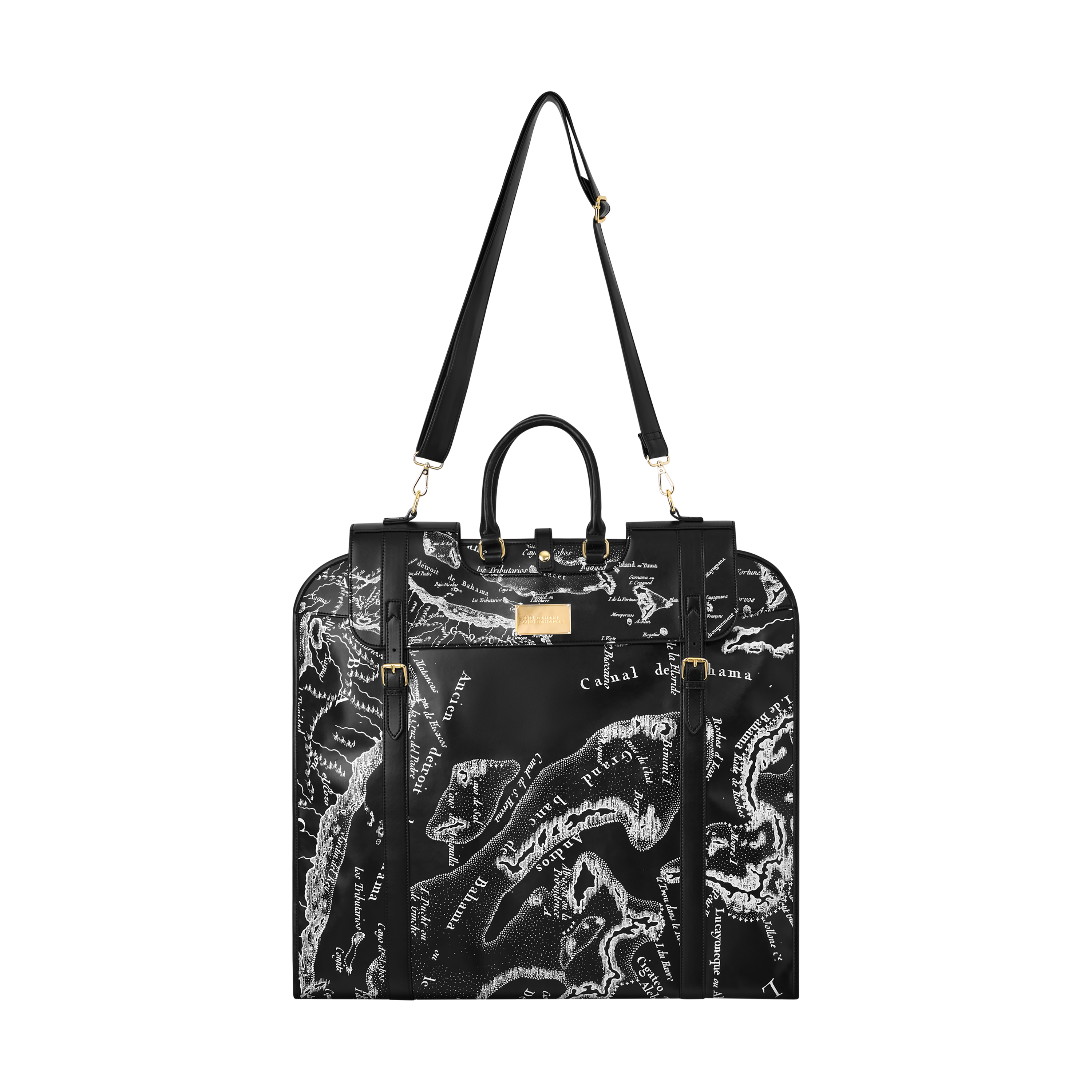 THE CARTE LUCAYOS GARMENT BAG-BLACK