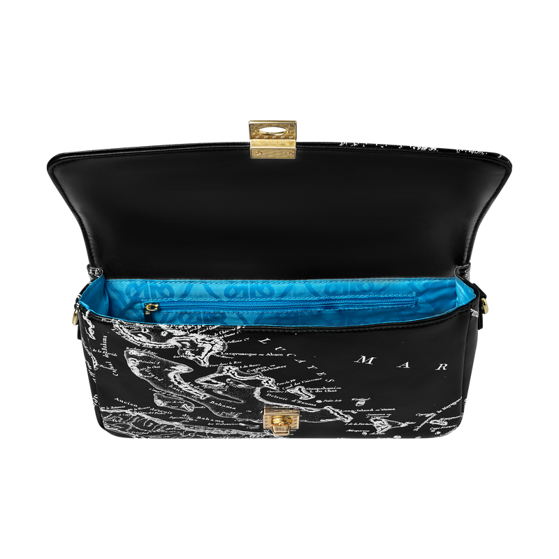 THE CARTE LUCAYOS CROSSBODY BAG-BLACK