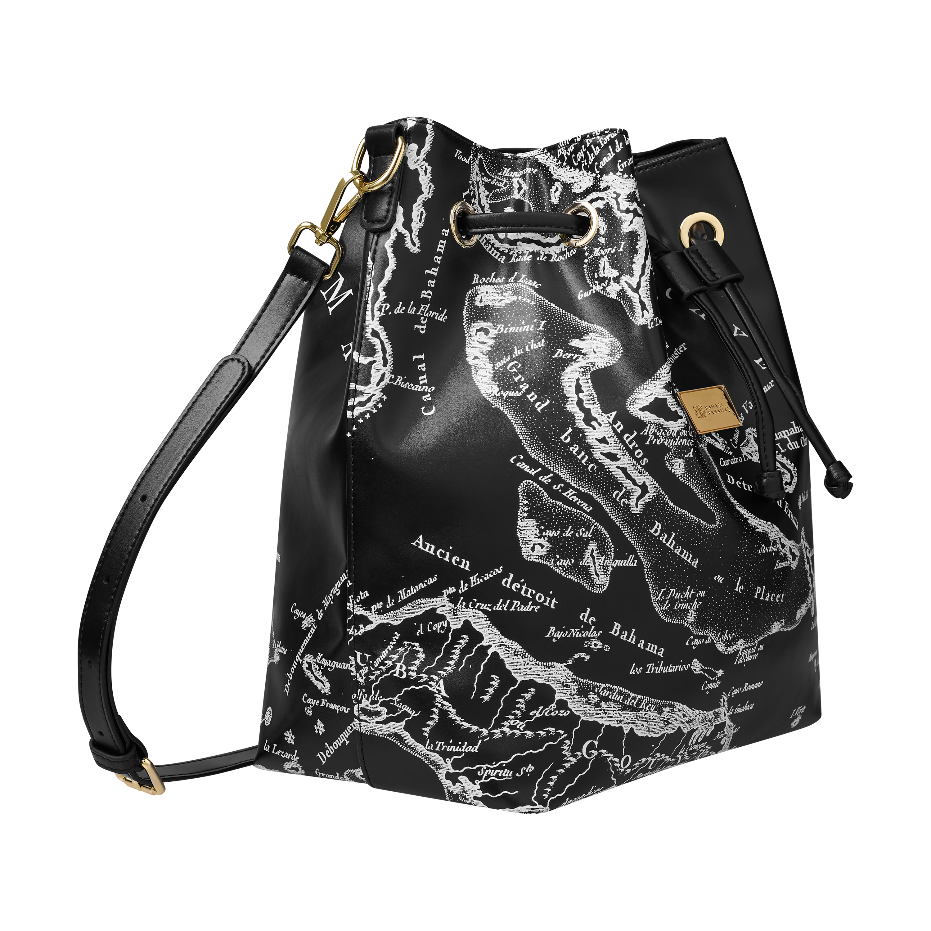 CARTE LUCAYOS BUCKET BAG-BLACK