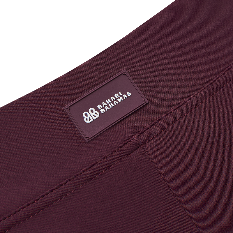 THE UTILITY SHORT LEGGINGS-BURGUNDY