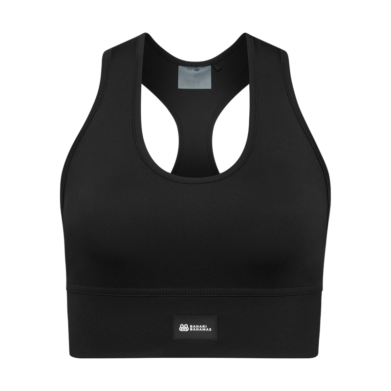 THE UTILITY SPORTS BRA-EBONY