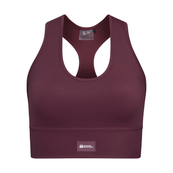 THE UTILITY SPORTS BRA-BURGUNDY