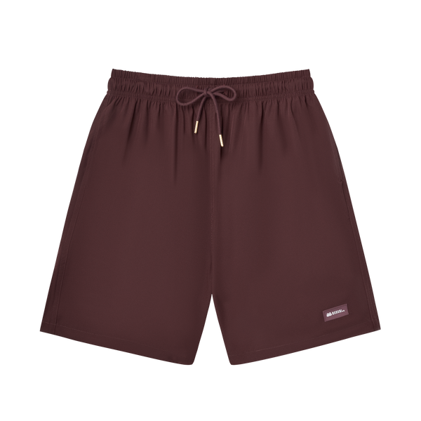 THE UTILITY SHORTS-BURGUNDY