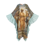 THE MYTHOS RUFFLE KAFTAN- LAUREL