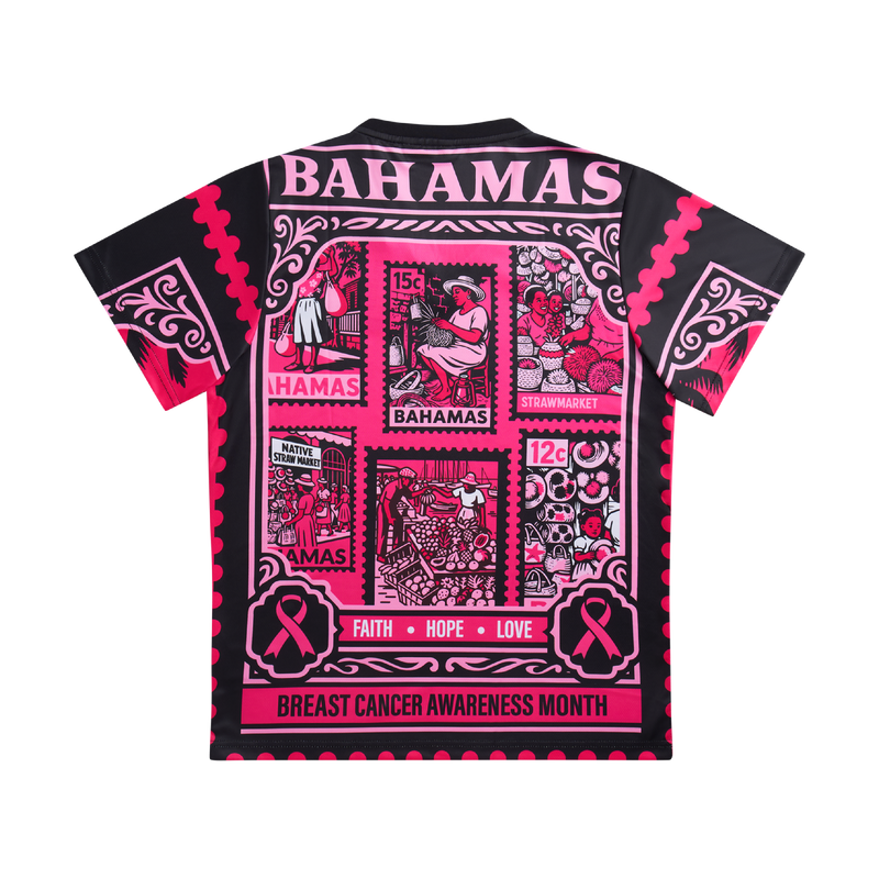 2025 CANCER AWARENESS V-NECK TEE-BLACK