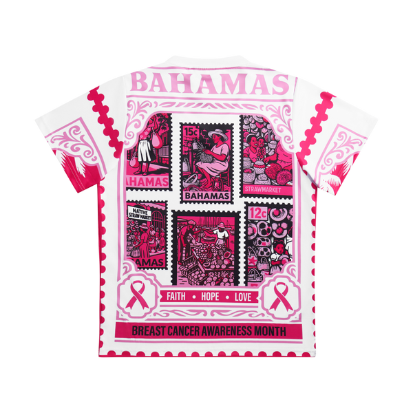 2025 CANCER AWARENESS V-NECK TEE-WHITE