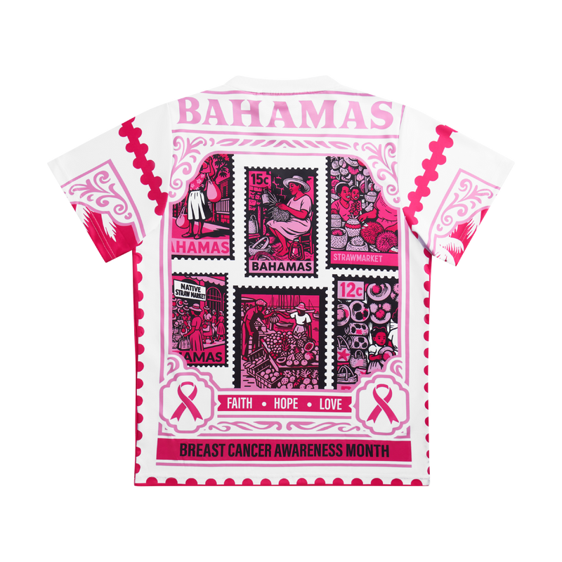 2025 CANCER AWARENESS V-NECK TEE-WHITE