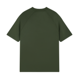 THE MEDALLION RAGLAN TEE-GREEN