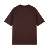 THE MEDALLION RAGLAN TEE-BURGUNDY