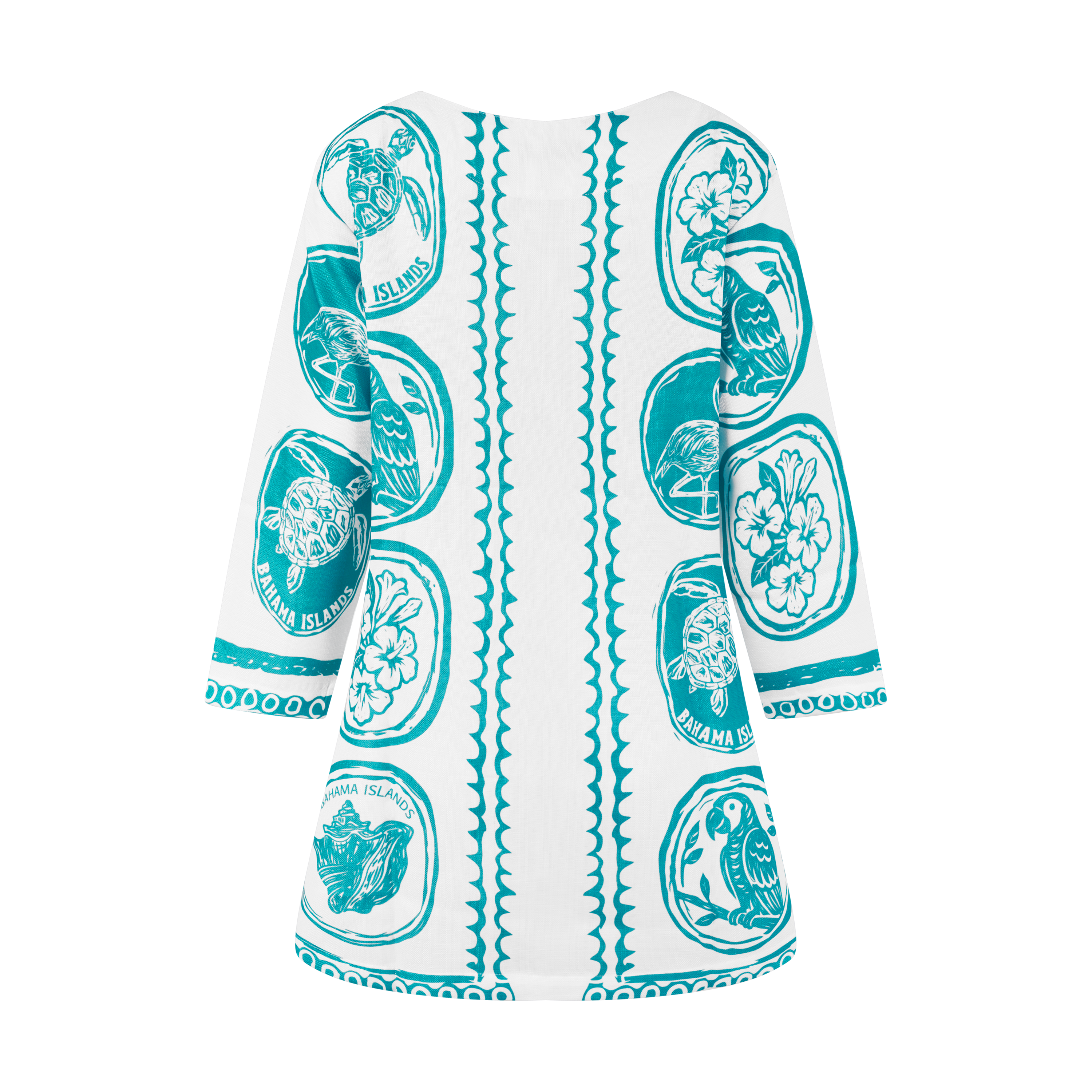 THE COMMERCIA TUNIC BLOUSE-WHITE