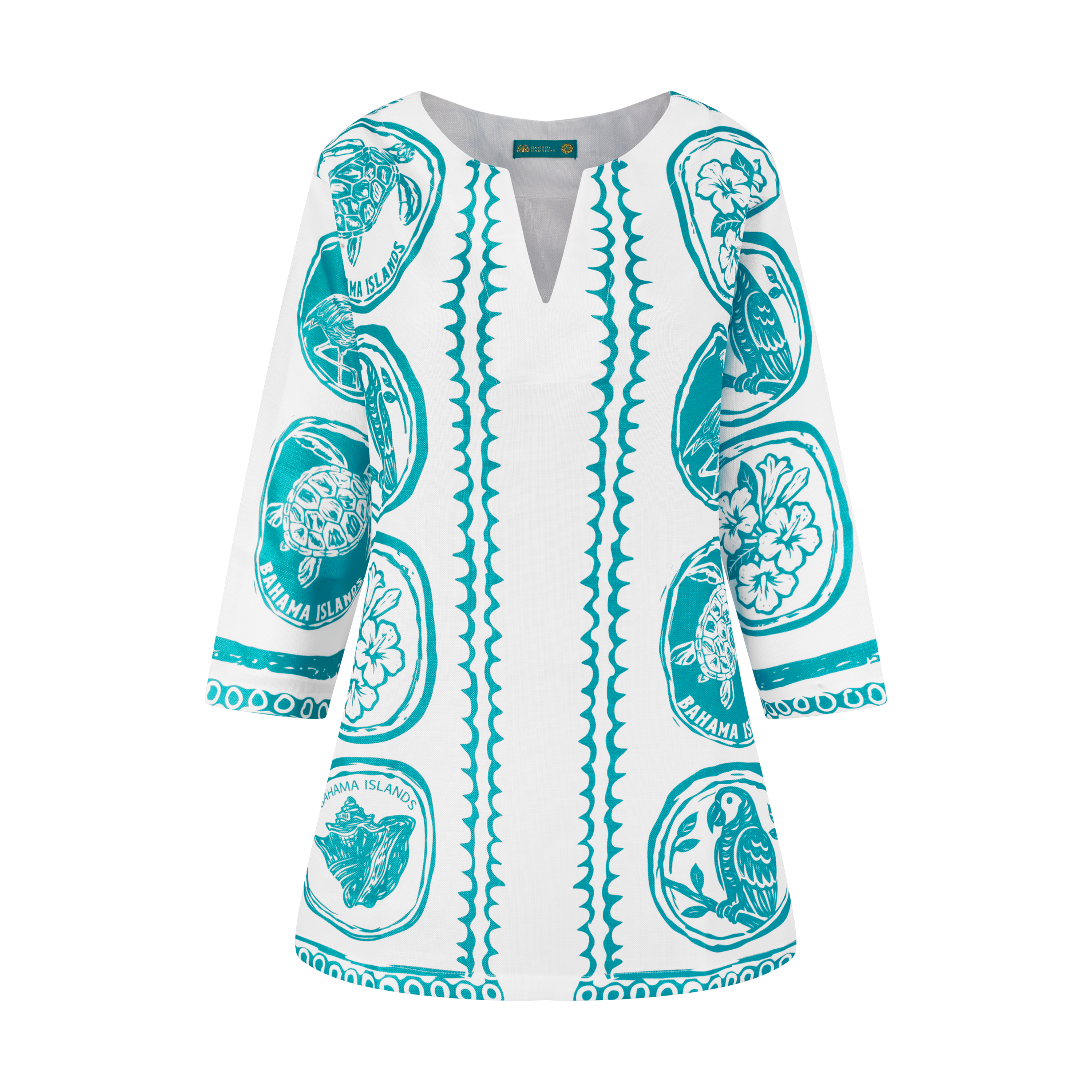 THE COMMERCIA TUNIC BLOUSE-WHITE