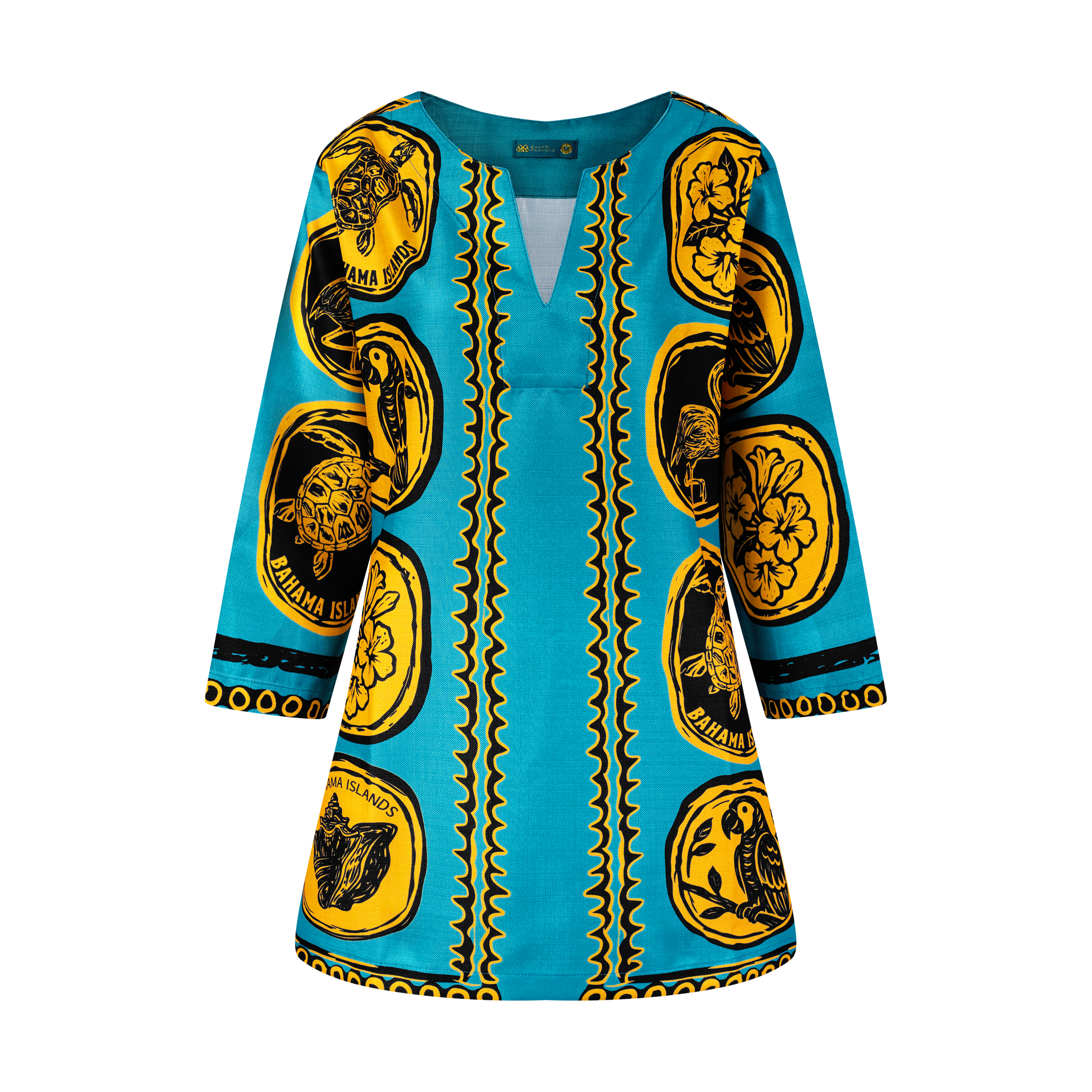 THE COMMERCIA TUNIC BLOUSE-BLACK