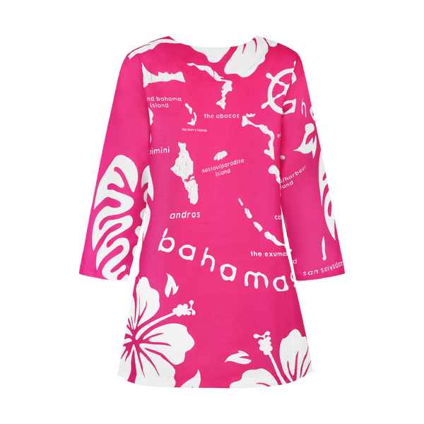 ARCHIPELAGO TUNIC DARK PINK