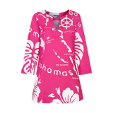 ARCHIPELAGO TUNIC DARK PINK
