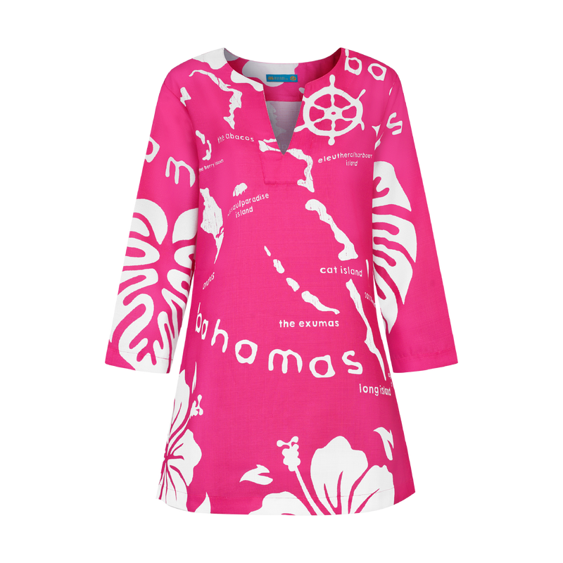 ARCHIPELAGO TUNIC DARK PINK