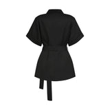 THE BOHIO BLOUSE SET-BLACK
