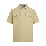 THE AVO CHAMBRAY SET- TAN