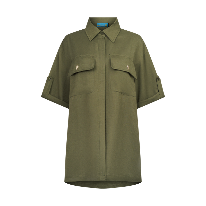 THE STROMBUS BLOUSE-CROC