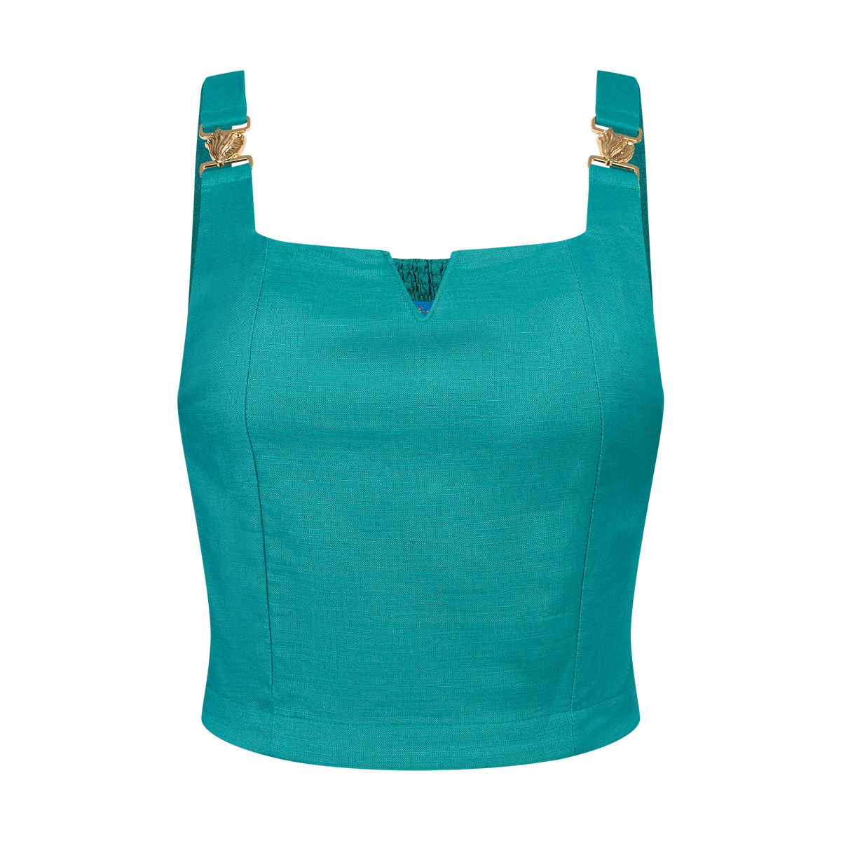 THE STROMBUS SMOCK TOP-JADE