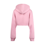 THE MEDALLION CROP PULLOVER-PINK