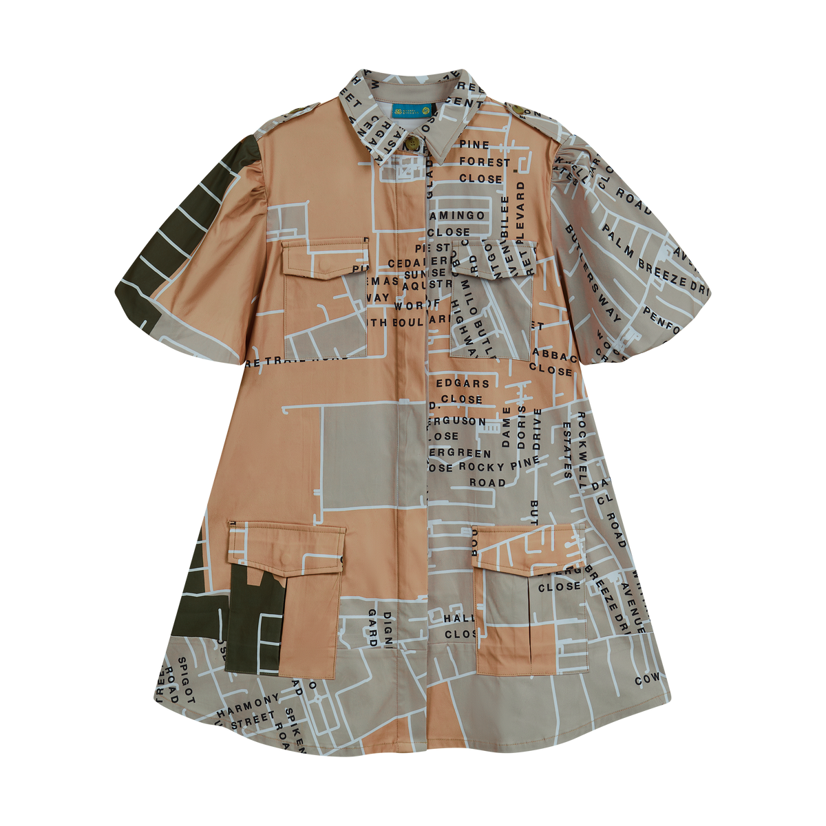 STREET SAFARI MINI DRESS