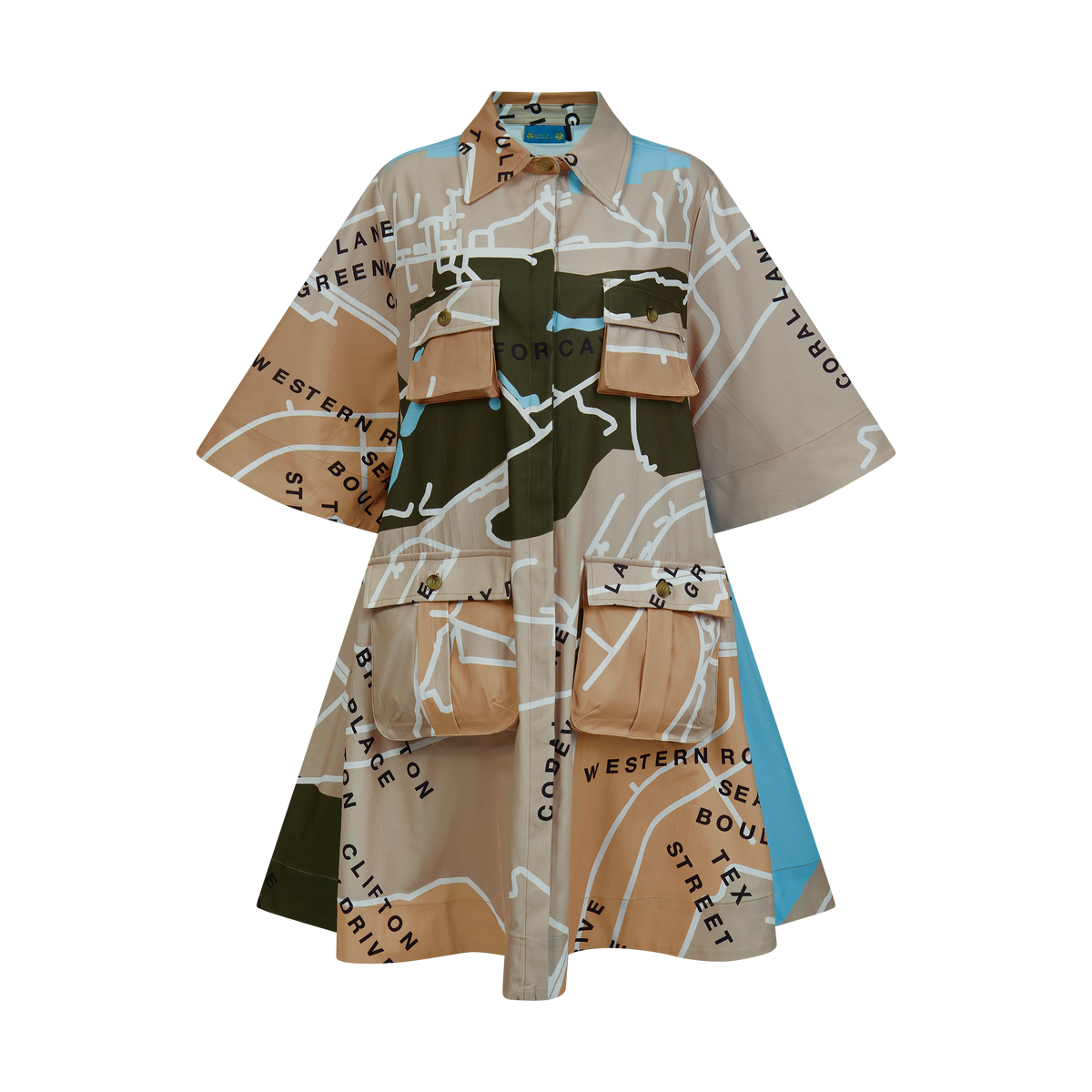 STREET SAFARI MINI DRESS